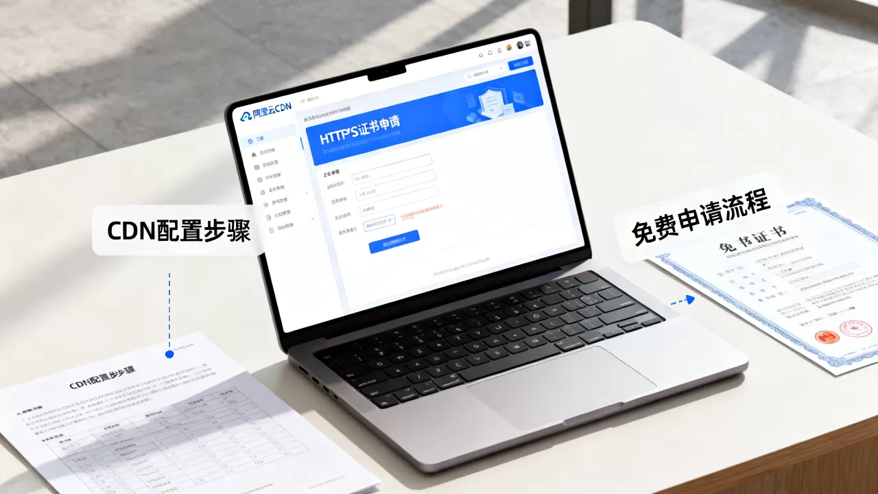 阿里云CDN配置HTTPS报错怎么办？HTTPS证书免费申请方法