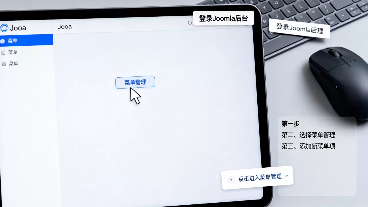 Joomla如何创建菜单？Joomla创建菜单的详细步骤