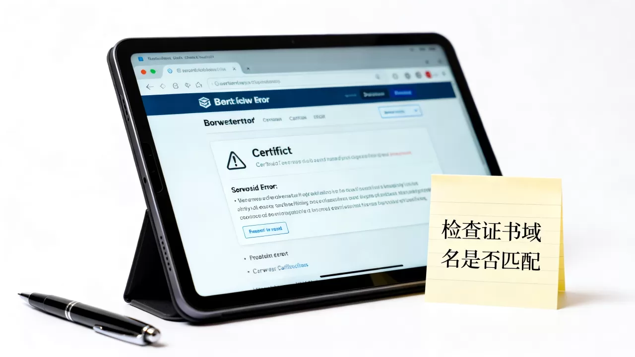 安全证书与站点名称不匹配怎么办，网站证书错误怎么解决