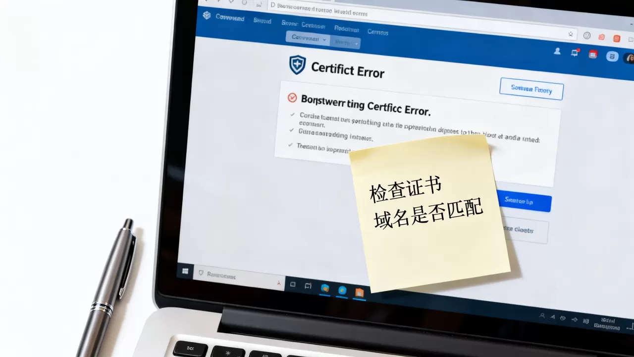 安全证书与站点名称不匹配怎么办，网站证书错误怎么解决