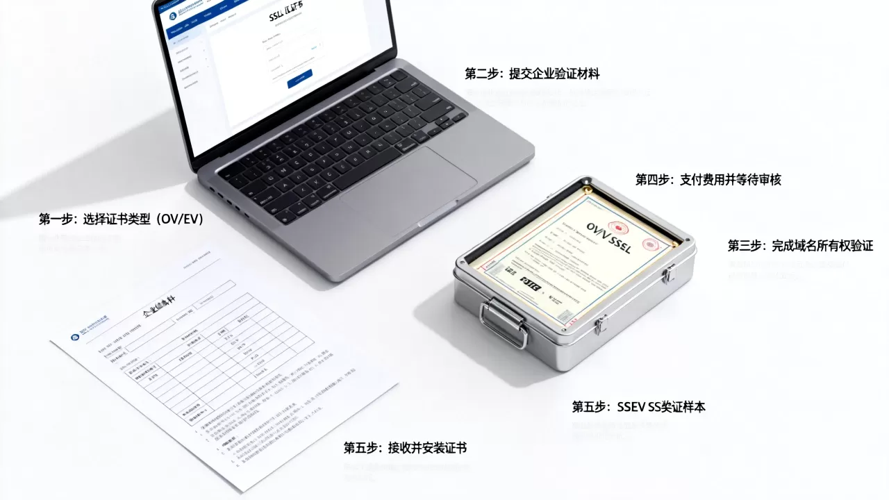 如何申请OV/EV SSL证书？SSL证书申请流程详解