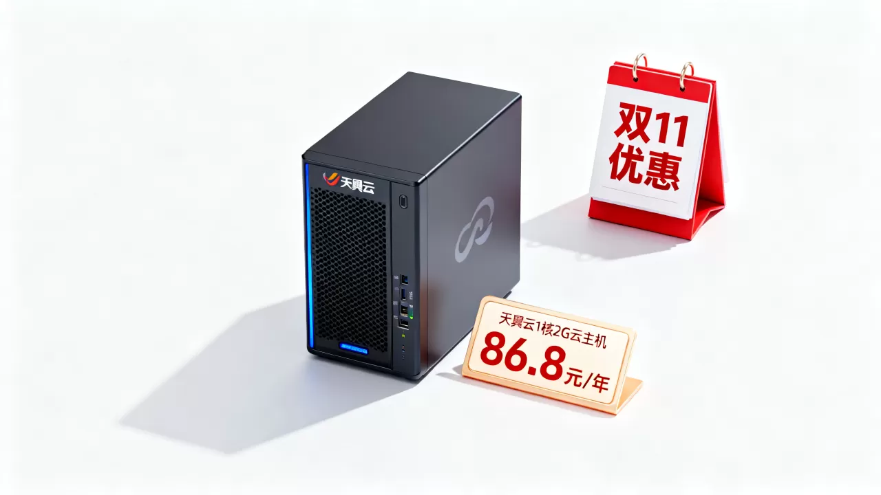 天翼云1核2G云主机86.8元/年值得买吗，天翼云双11优惠力度大吗