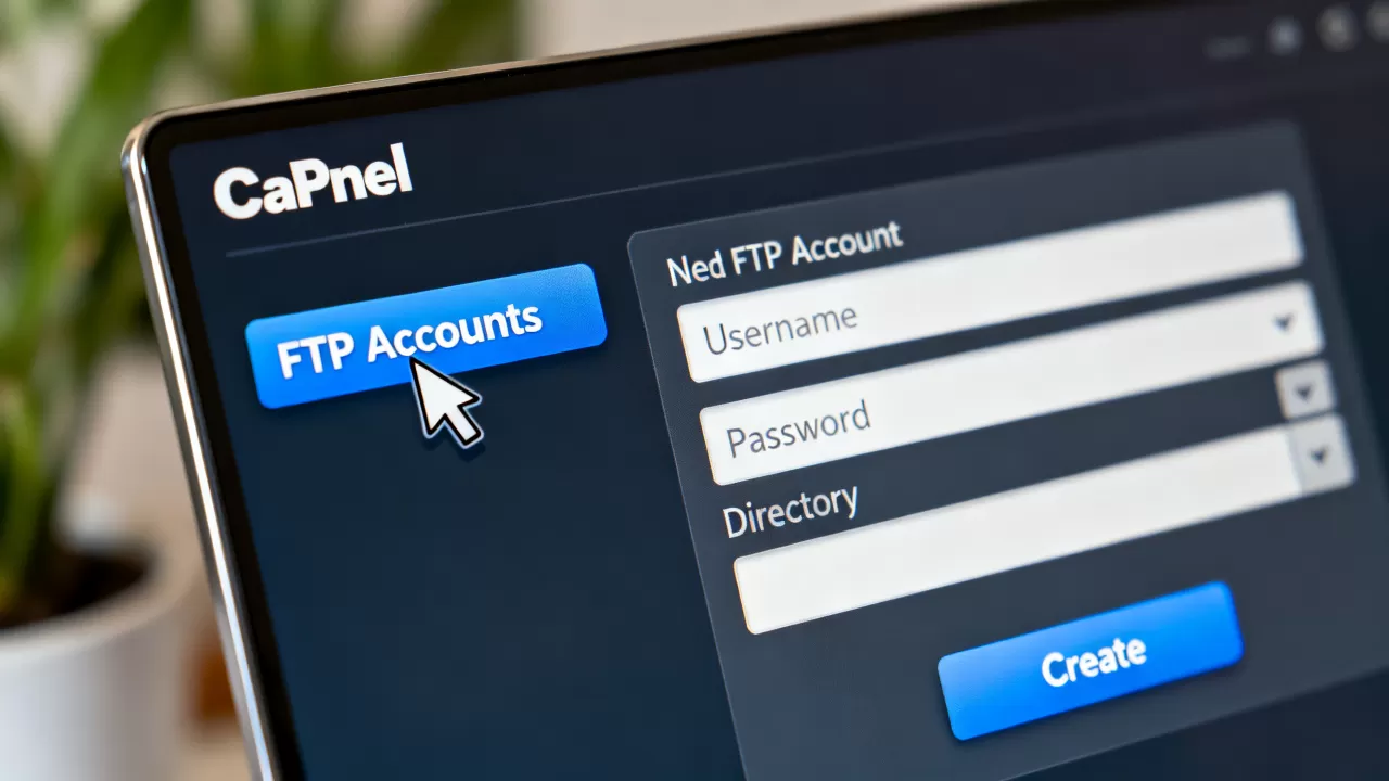 如何新建cPanel FTP账户？cPanel面板添加FTP账号教程