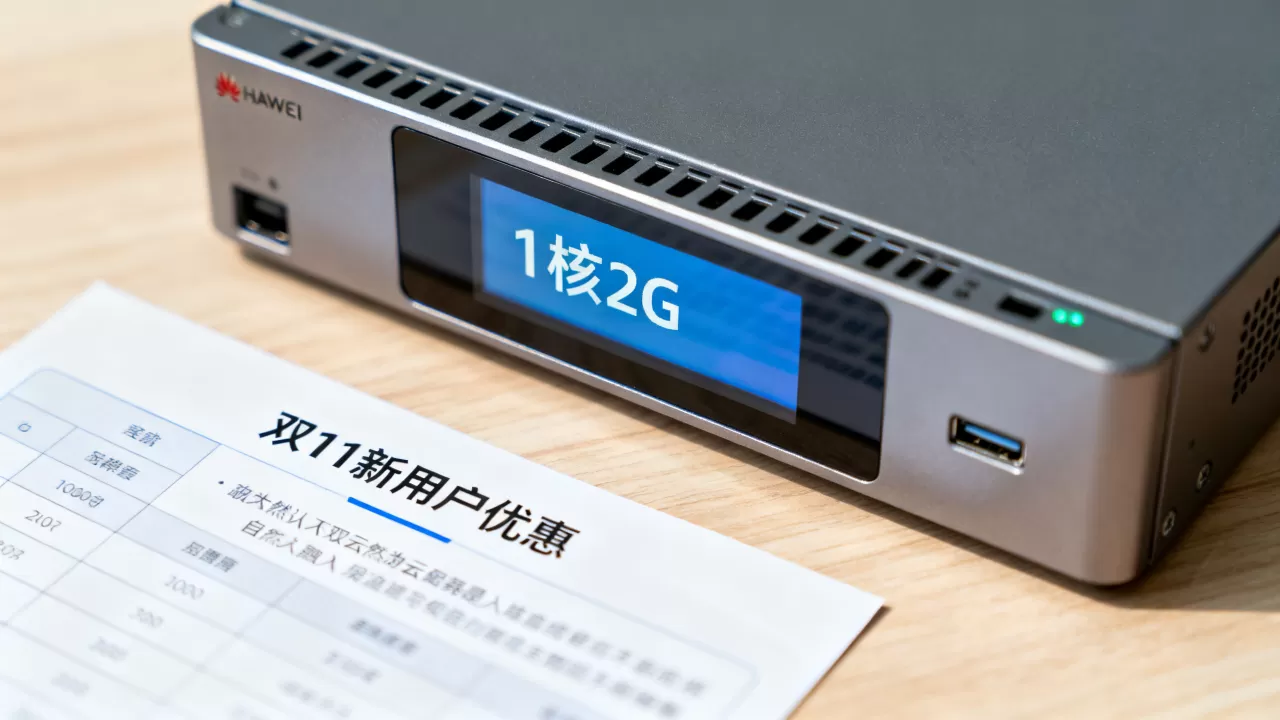 华为云1核2G首年88元是真的吗？华为云双11新用户优惠怎么领