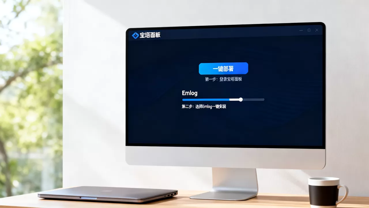 宝塔面板如何一键部署Emlog？宝塔面板安装Emlog详细教程
