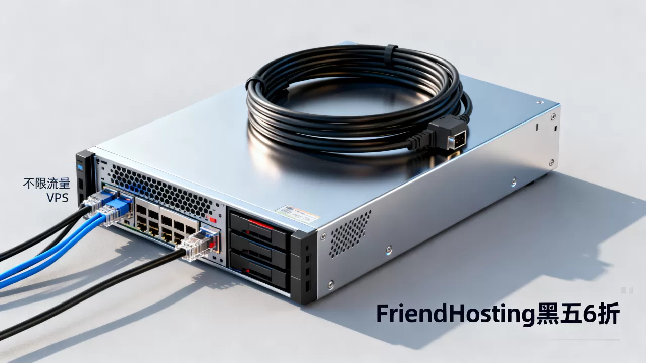 FriendHosting黑五6折不限流量VPS值得买吗？黑五VPS主机推荐