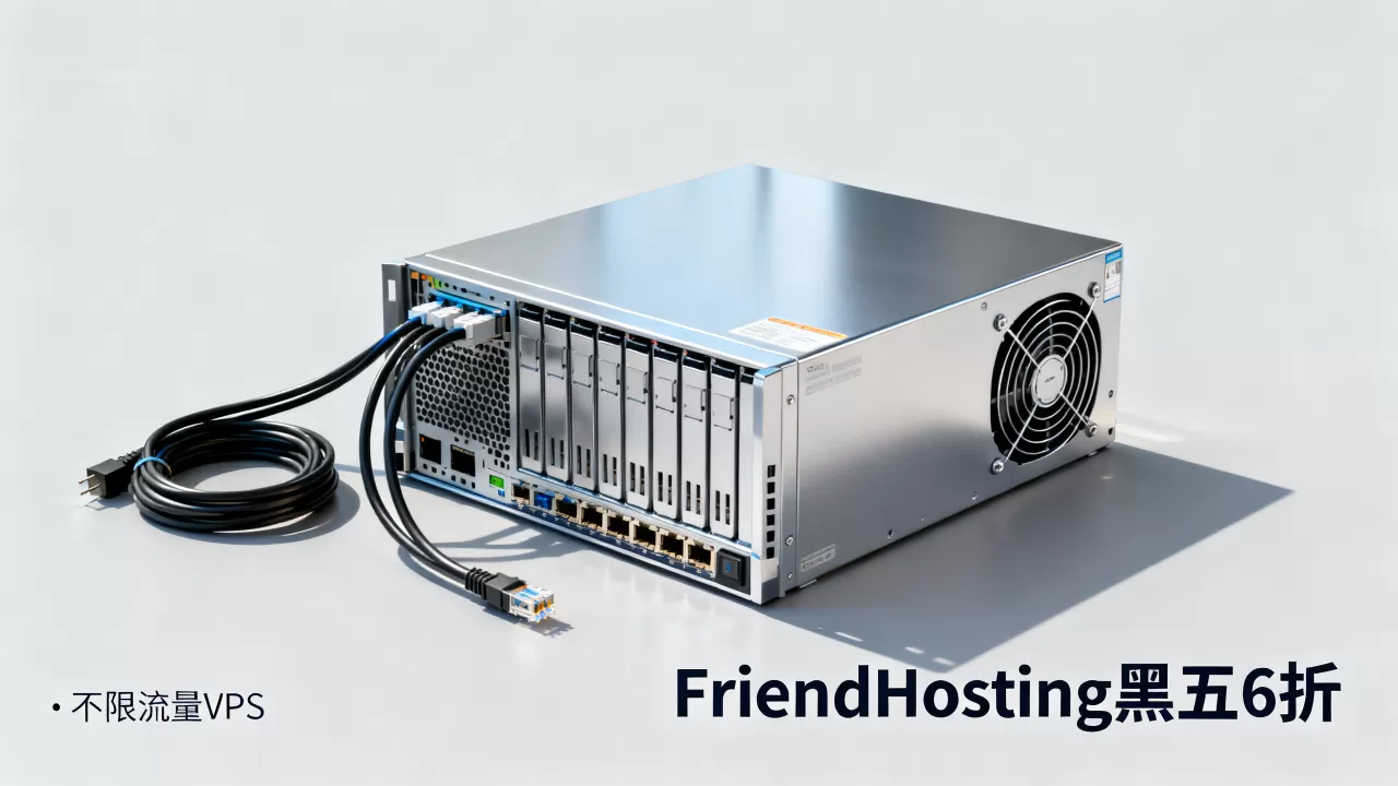 FriendHosting黑五6折不限流量VPS值得买吗？黑五VPS主机推荐