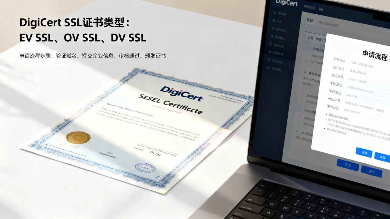 DigiCert SSL证书有哪些类型？DigiCert SSL证书申请流程