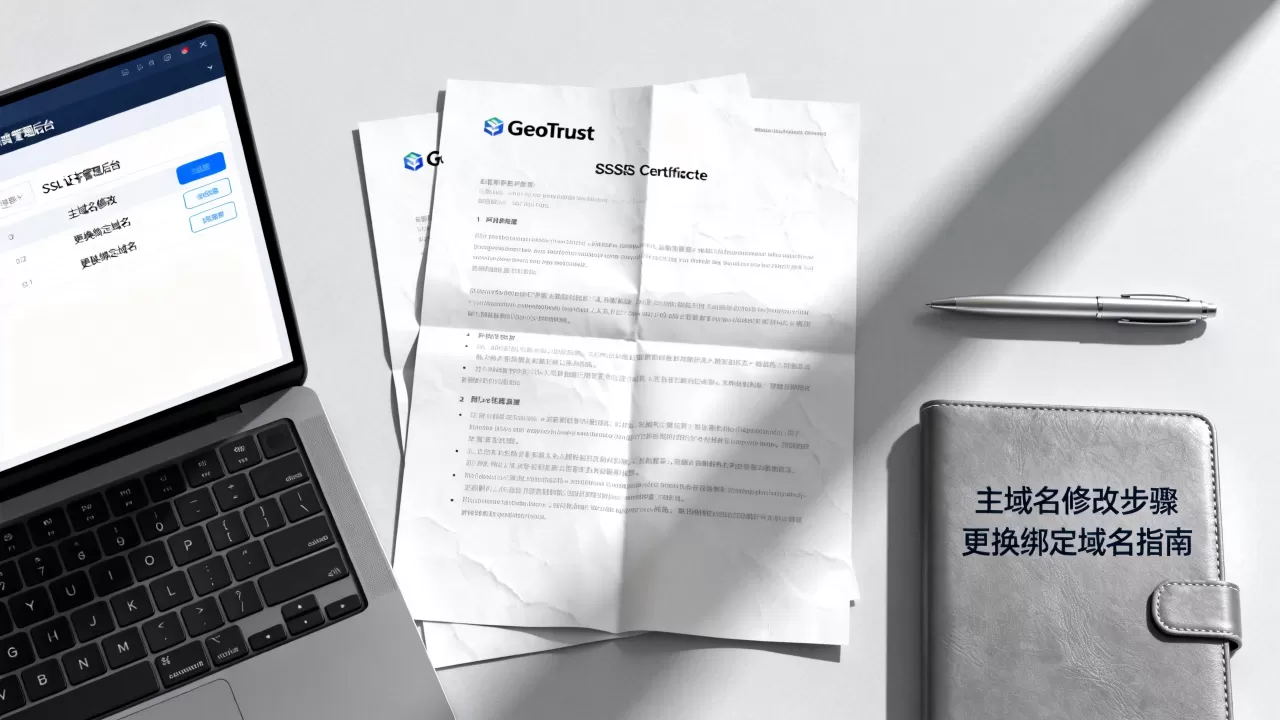GeoTrust SSL证书主域名怎么修改？如何更换SSL证书绑定的域名