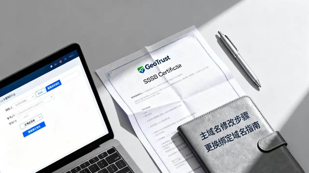 GeoTrust SSL证书主域名怎么修改？如何更换SSL证书绑定的域名