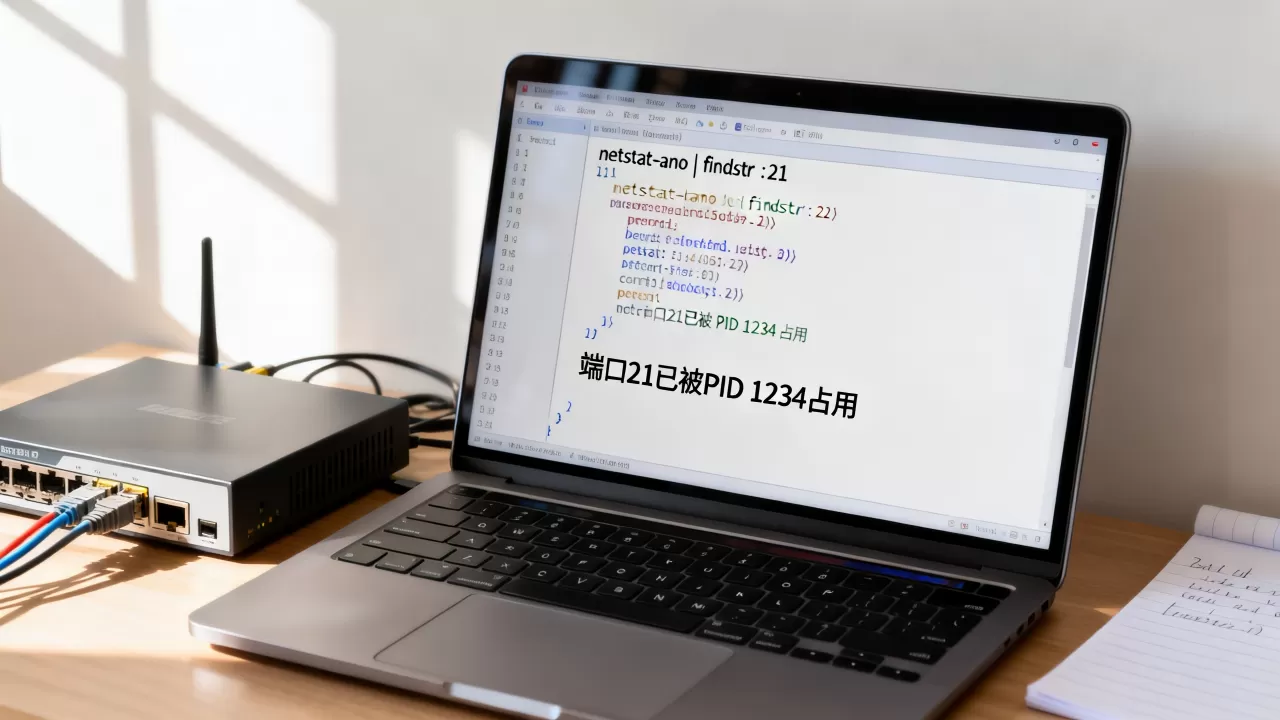 FTP21端口被占用怎么解决？如何查看端口占用情况
