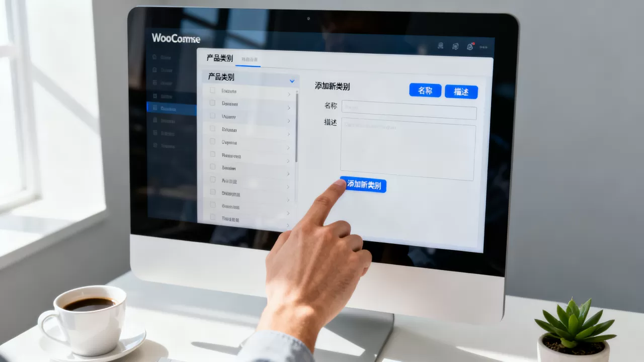 WooCommerce怎么添加编辑产品类别？如何给商品分类
