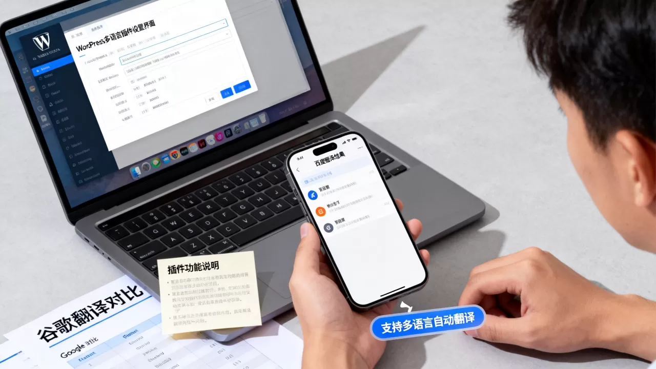 WordPress多语言自动翻译插件哪个好？支持百度谷歌翻译