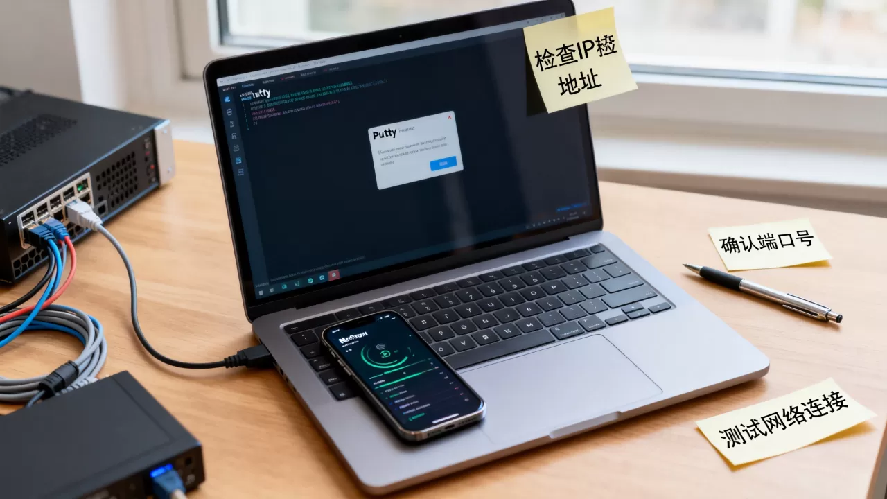 PuTTY无法连接服务器怎么办？远程连接失败的排查技巧