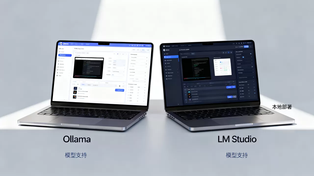 Ollama和LM Studio哪个更好用？大模型本地部署工具对比