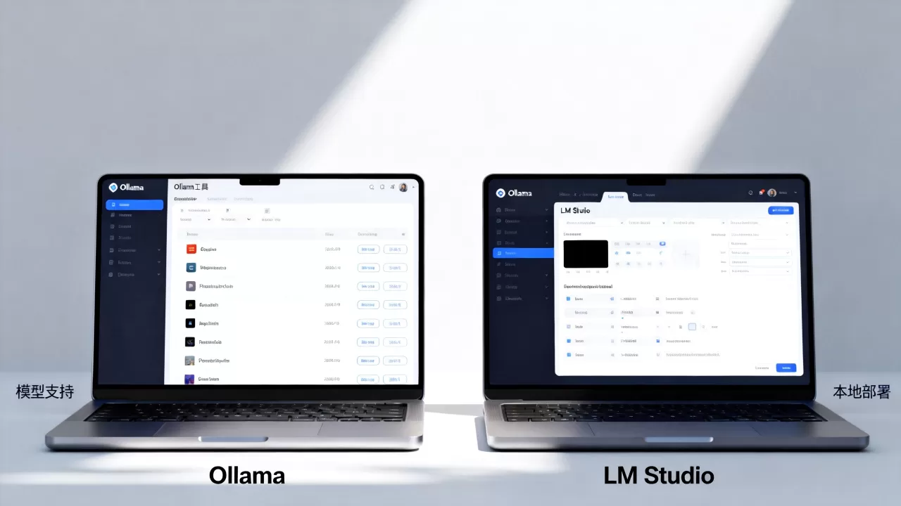 Ollama和LM Studio哪个更好用？大模型本地部署工具对比