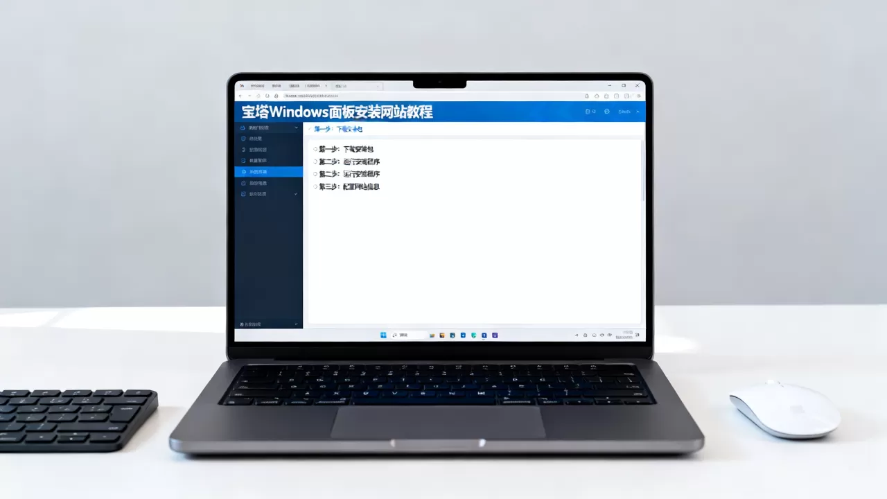 宝塔Windows面板怎么用？宝塔面板安装网站教程