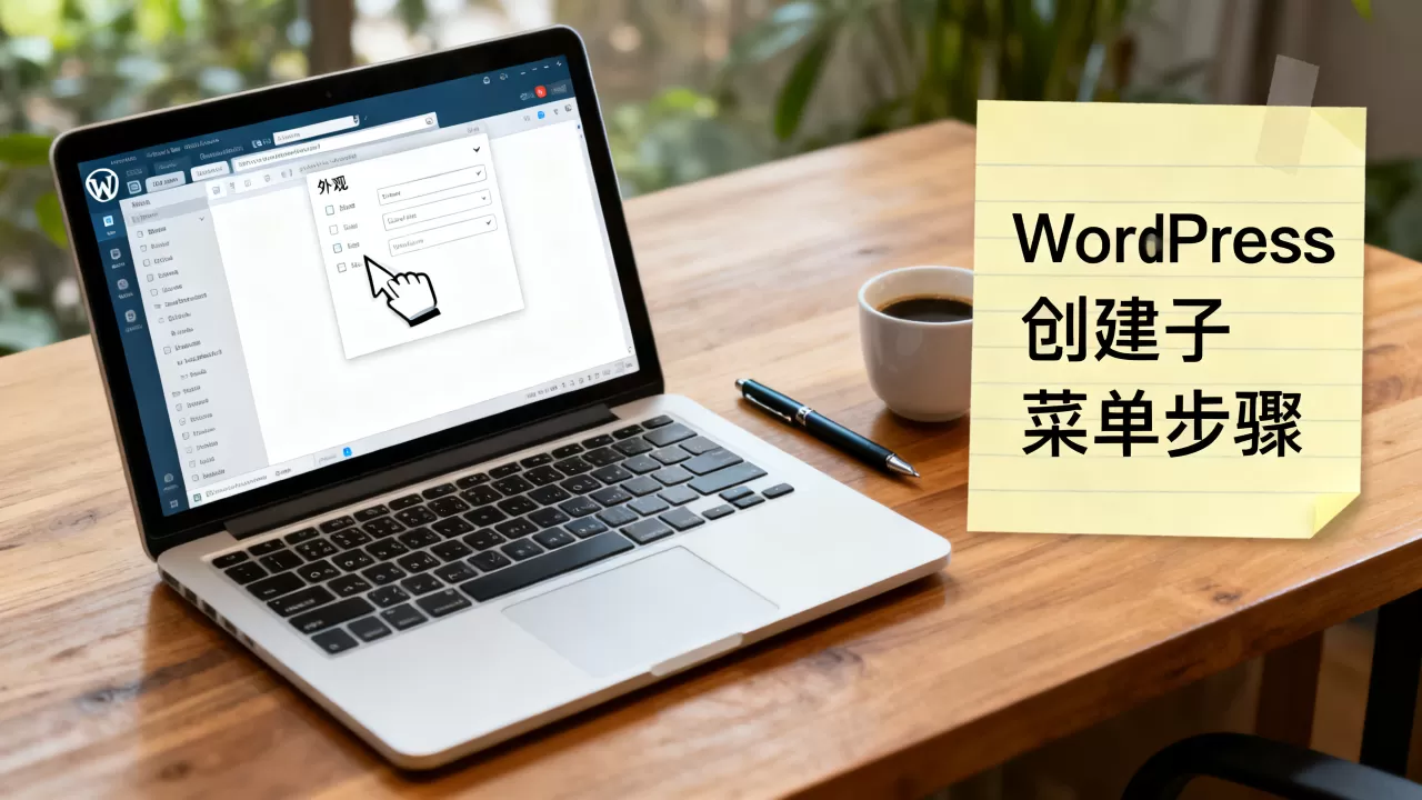 WordPress如何创建子菜单？WordPress建站教程详解