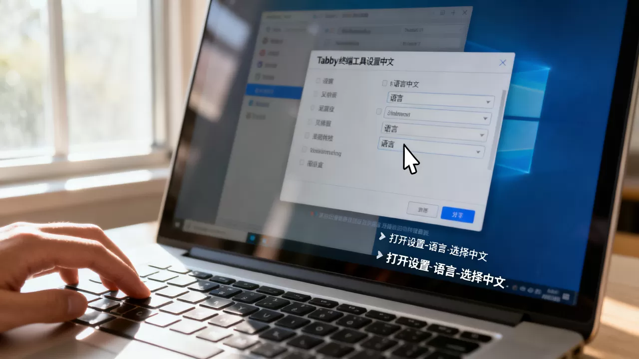 Tabby终端工具怎么设置中文？Tabby怎么切换中文界面