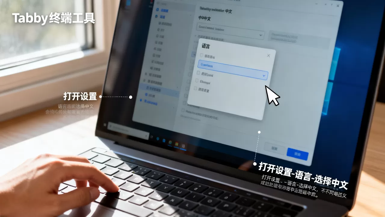 Tabby终端工具怎么设置中文？Tabby怎么切换中文界面