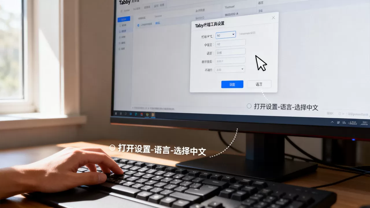 Tabby终端工具怎么设置中文？Tabby怎么切换中文界面