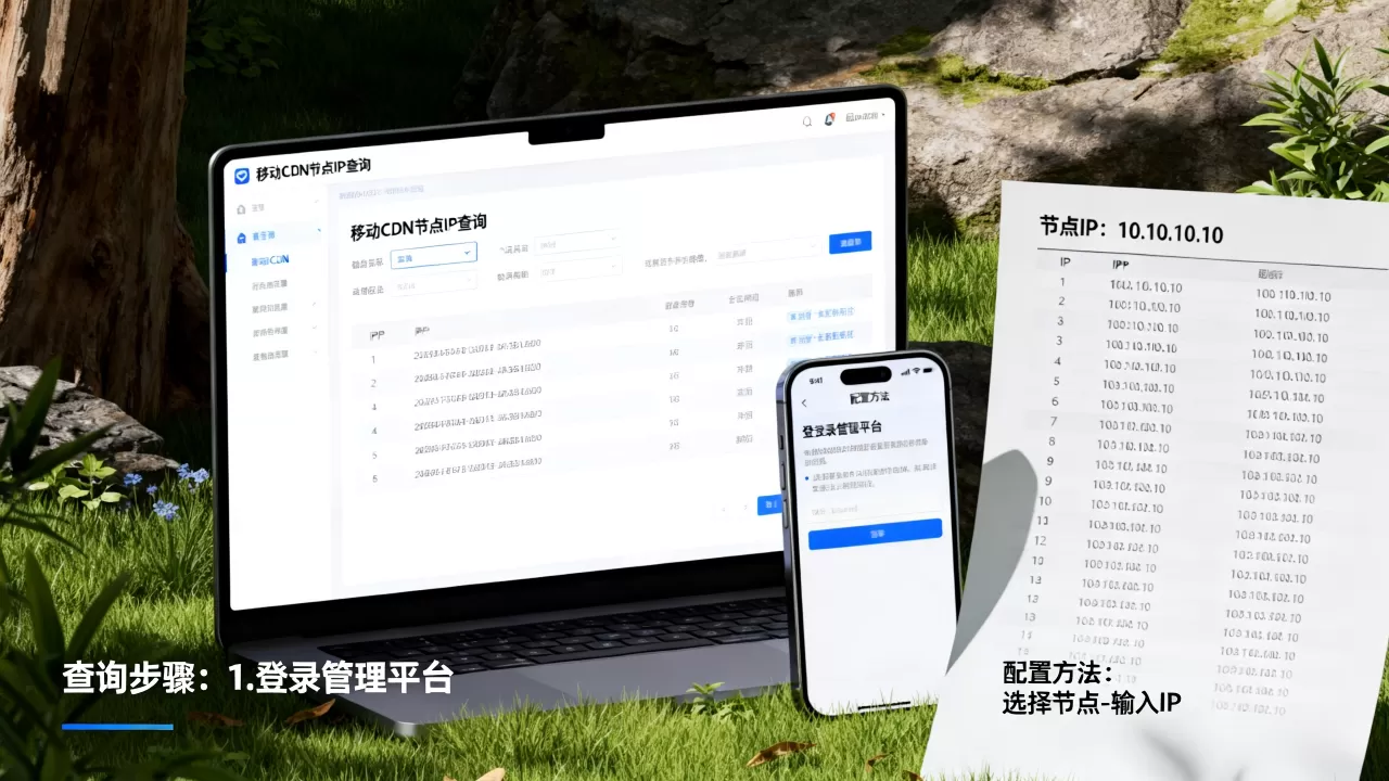 移动cdn节点ip怎么查？移动cdn节点ip配置方法