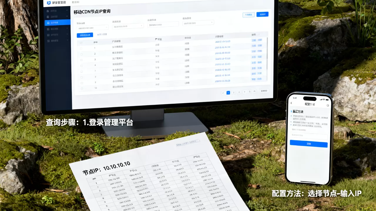 移动cdn节点ip怎么查？移动cdn节点ip配置方法