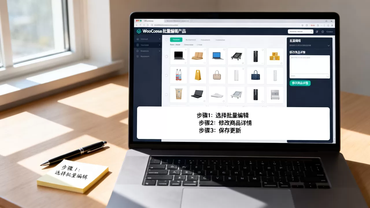 WooCommerce如何批量编辑产品？批量修改商品详情方法