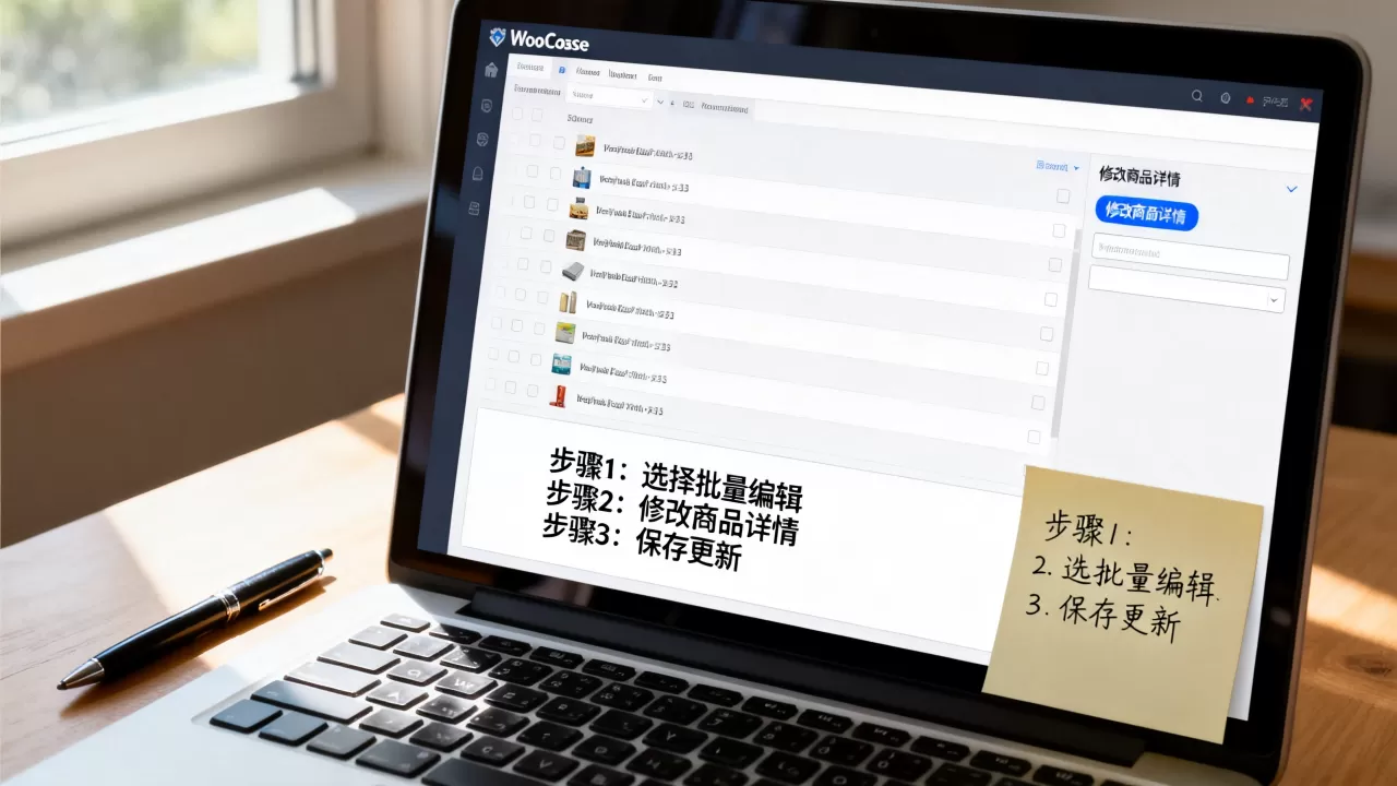 WooCommerce如何批量编辑产品？批量修改商品详情方法