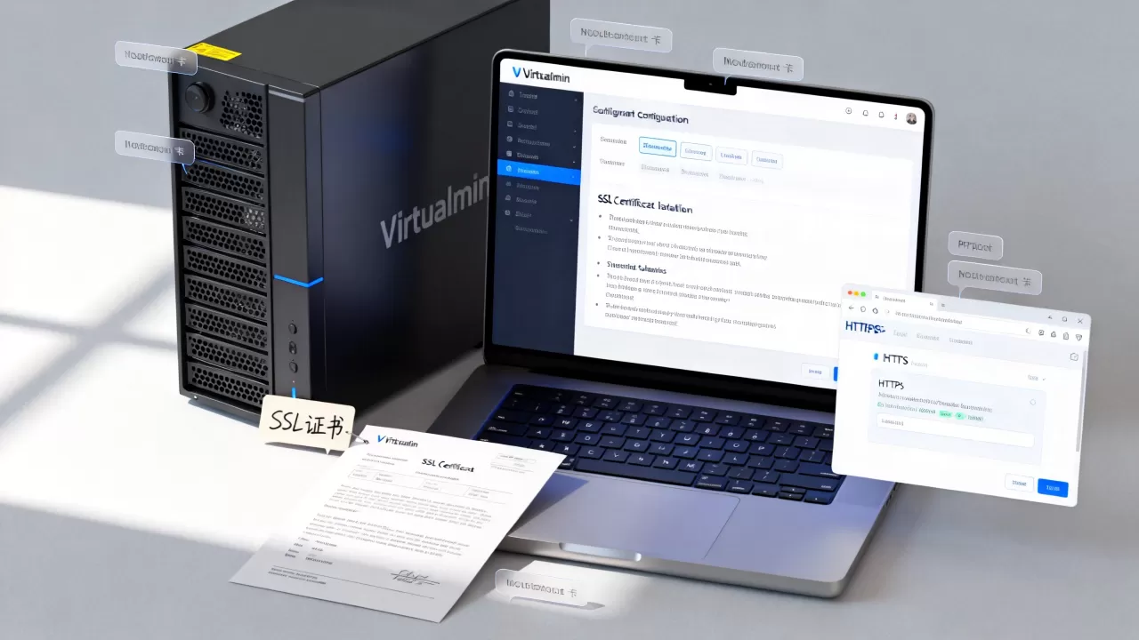 Virtualmin怎么安装SSL证书？Virtualmin配置HTTPS详细步骤