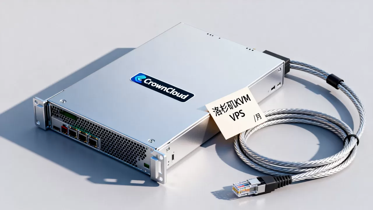 CrownCloud黑五VPS真的只要7刀吗，洛杉矶KVM VPS推荐
