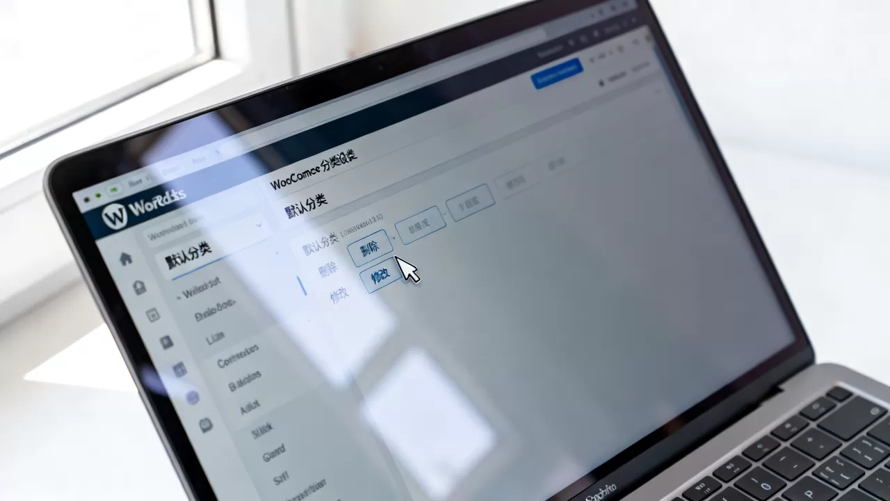 如何删除WooCommerce默认分类？wordpress默认分类怎么改