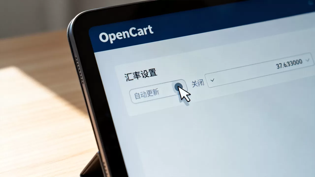 OpenCart独立站如何关闭汇率自动更新? OpenCart独立站如何关闭汇率自动更新?