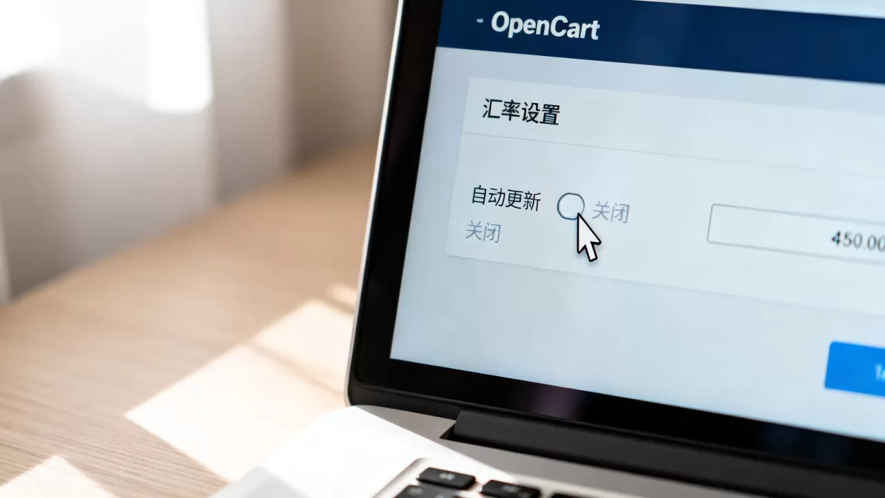 OpenCart独立站如何关闭汇率自动更新? OpenCart独立站如何关闭汇率自动更新?