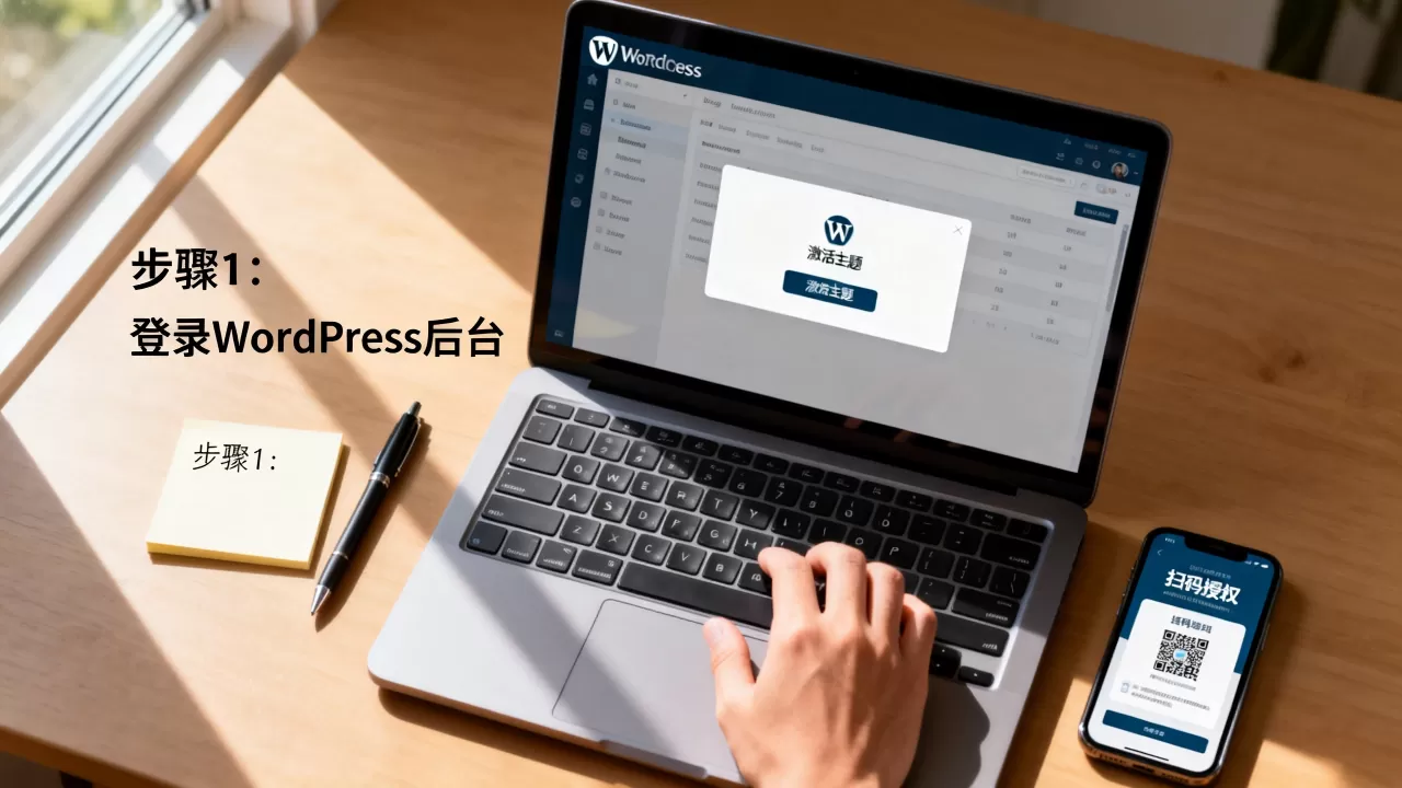 WPCOM主题怎么激活？国内WordPress授权激活图文教程