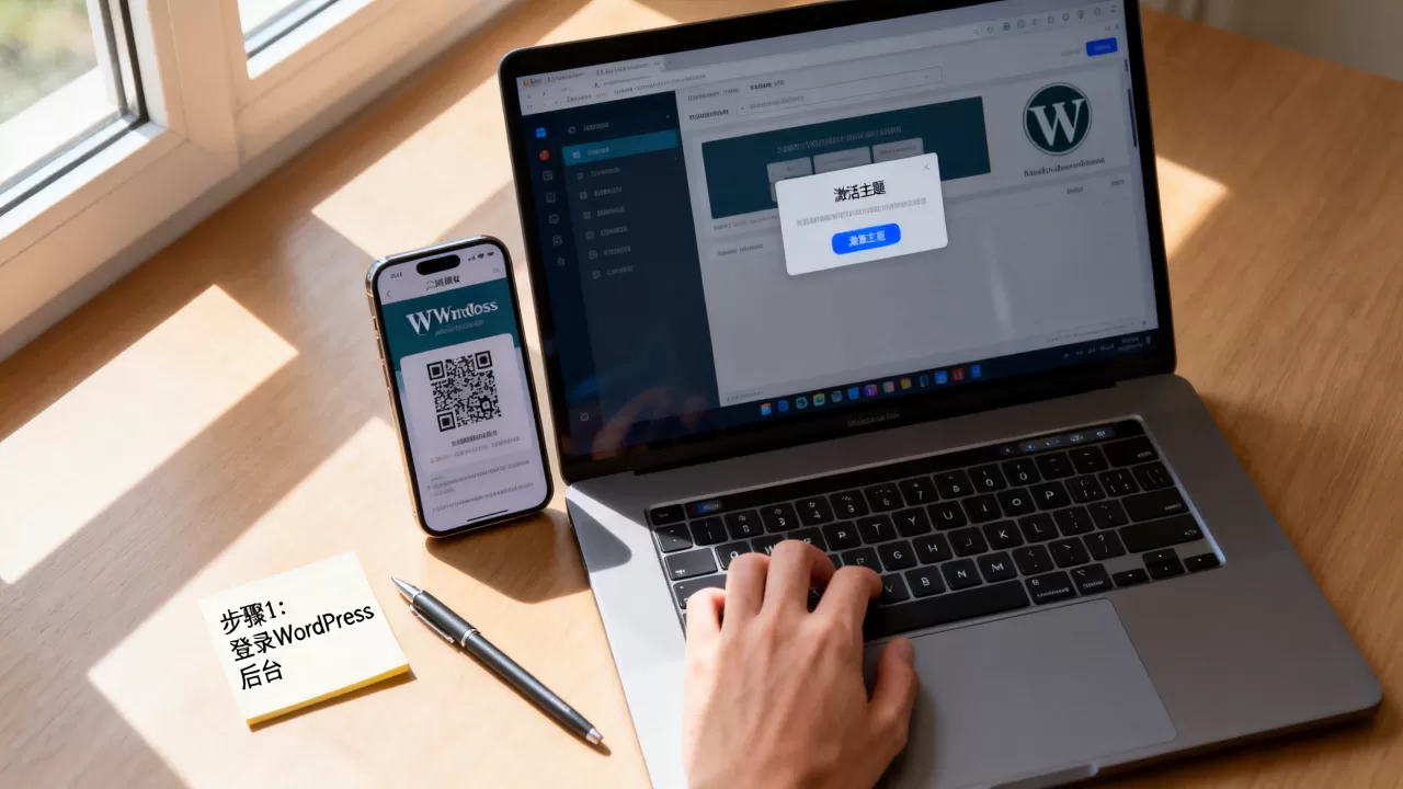 WPCOM主题怎么激活？国内WordPress授权激活图文教程