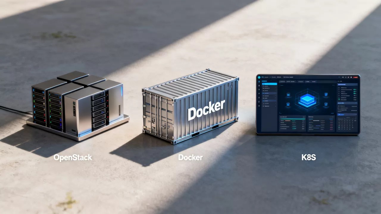 OpenStack、Docker、K8S到底有什么区别？云计算三大核心技术详解