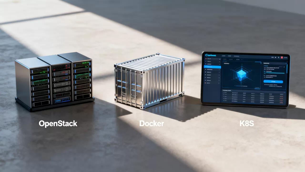 OpenStack、Docker、K8S到底有什么区别？云计算三大核心技术详解