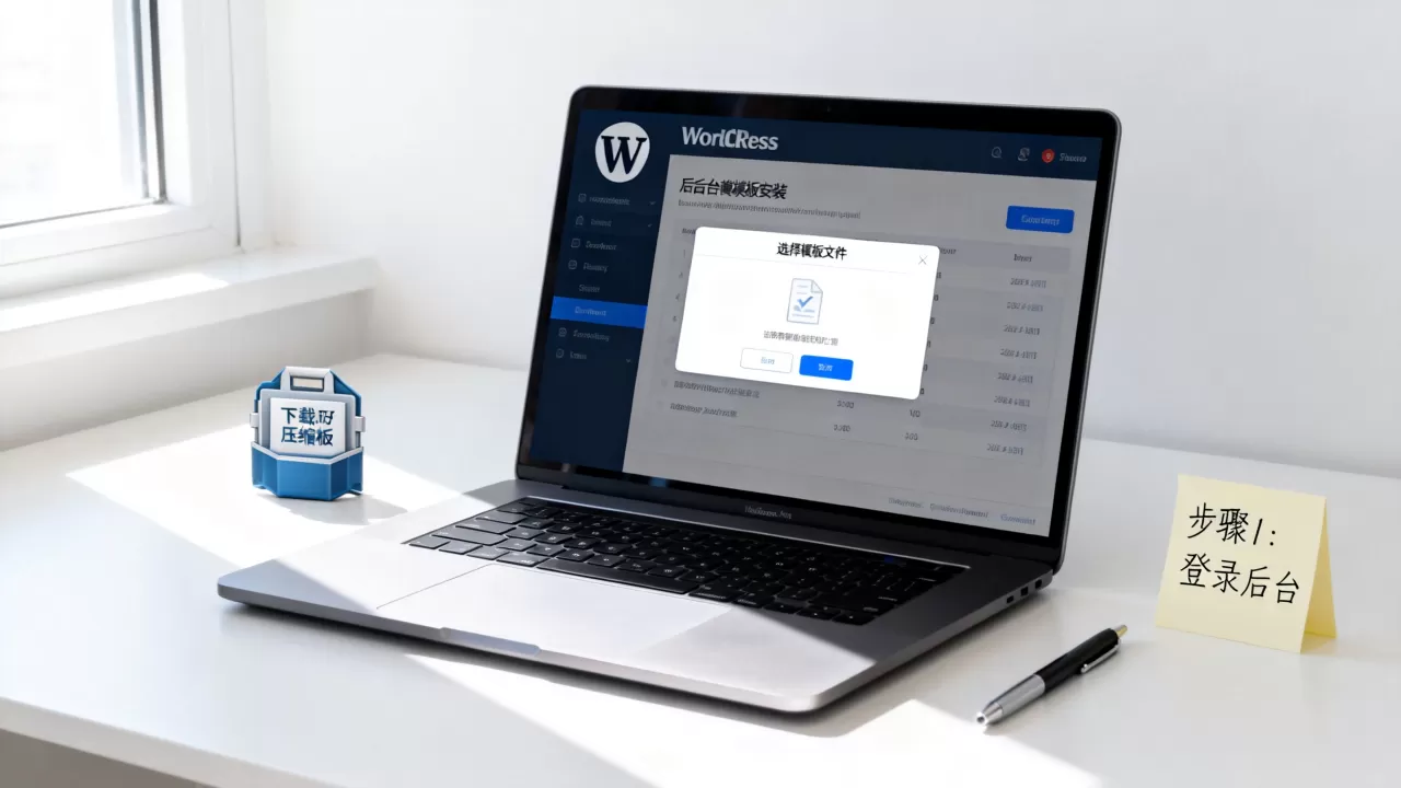 WordPress模板怎么安装？WordPress模板安装详细教程