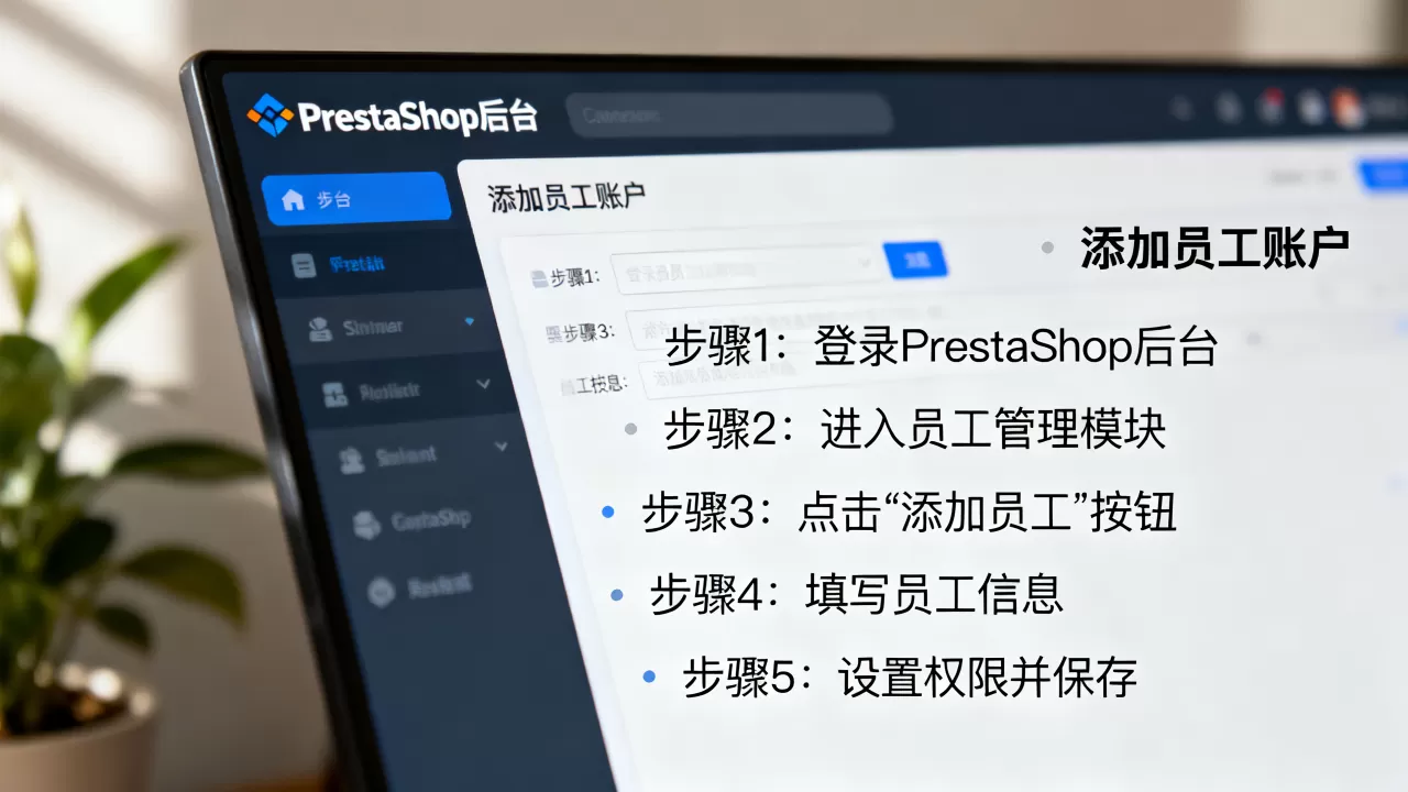 PrestaShop如何创建员工账户?后台添加员工账号步骤 PrestaShop如何创建员工账户?后台添加员工账号步骤