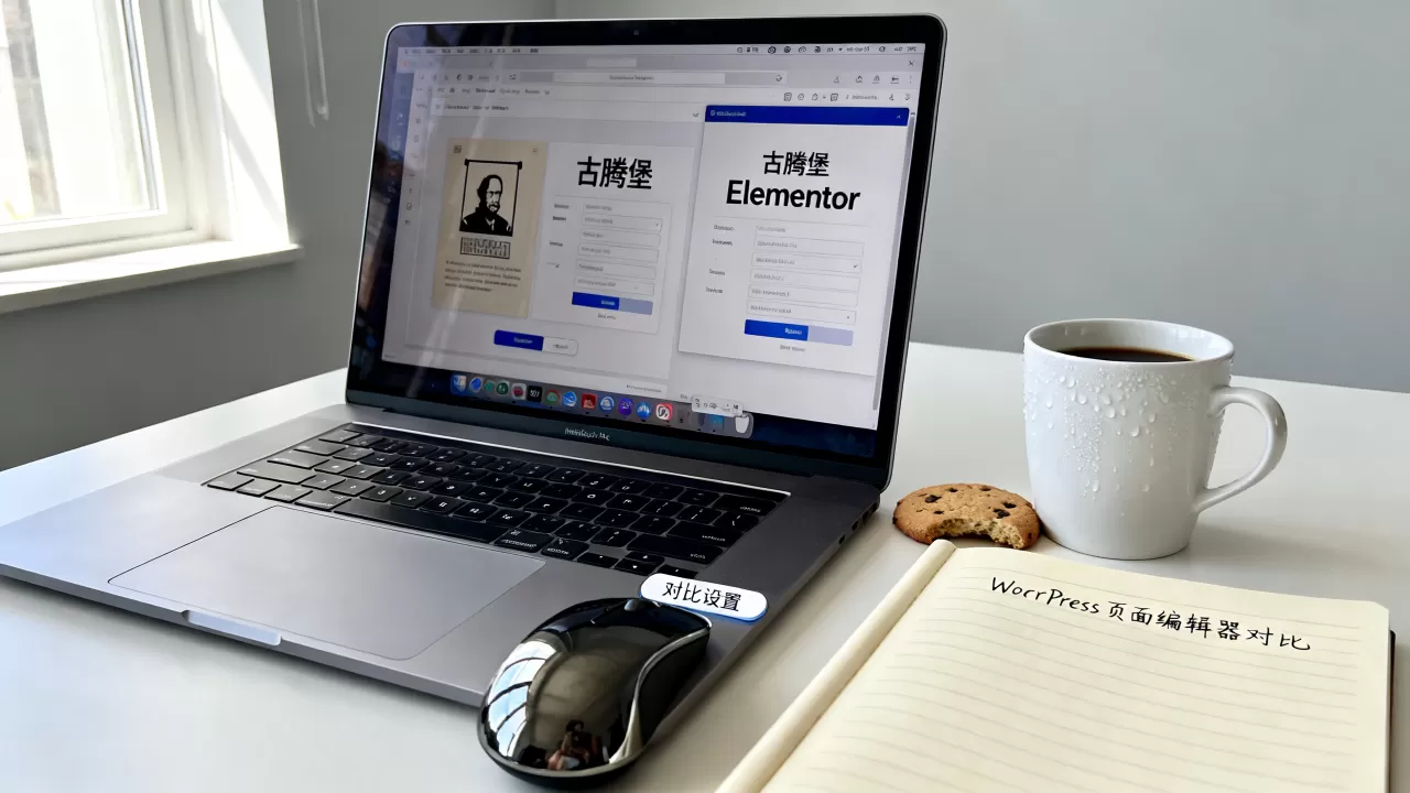 古腾堡和Elementor哪个好用？WordPress页面编辑器怎么选