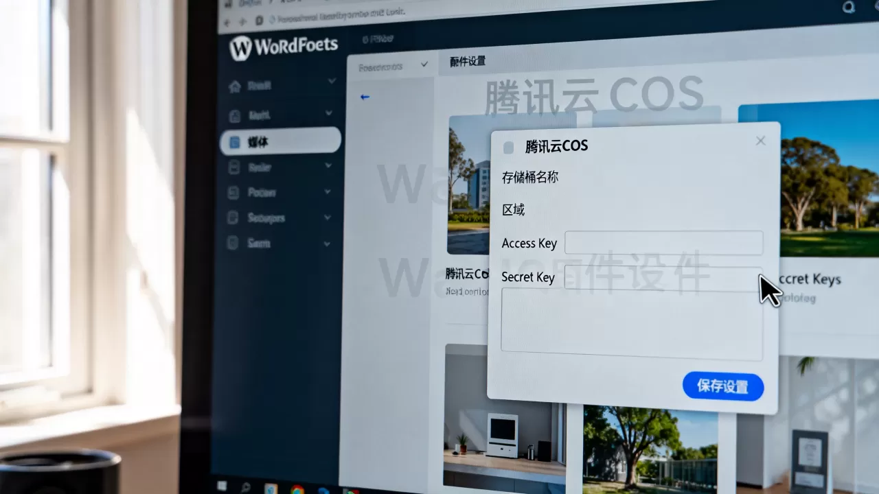 WordPress博客如何设置腾讯云COS插件？WordPress对象存储插件配置教程