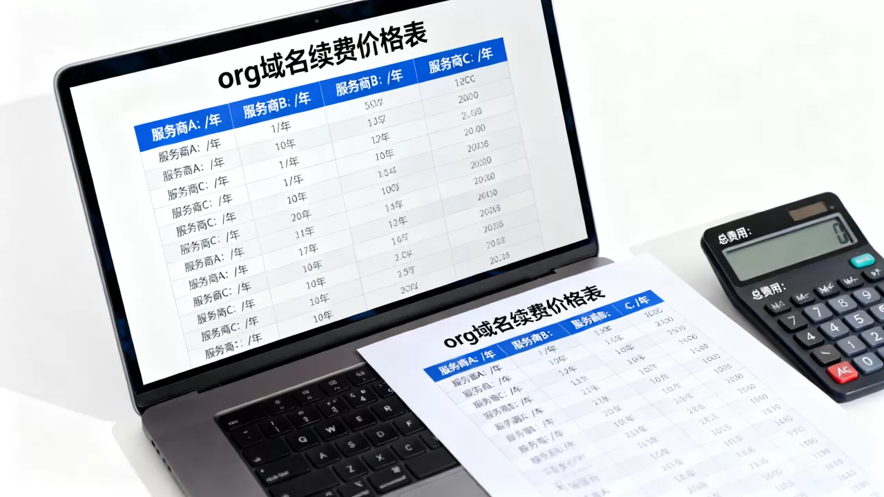 org域名续费哪里最便宜？org域名续费价格表