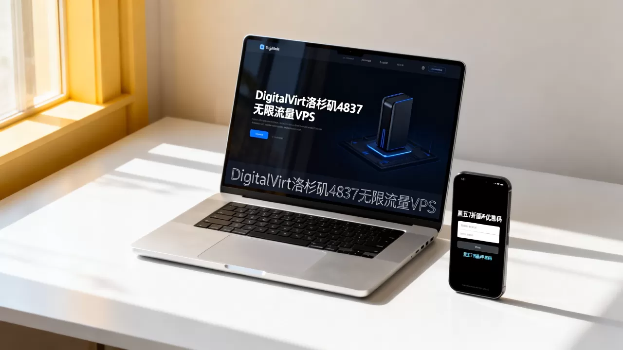 DigitalVirt洛杉矶4837无限流量VPS黑五7折循环优惠码怎么用