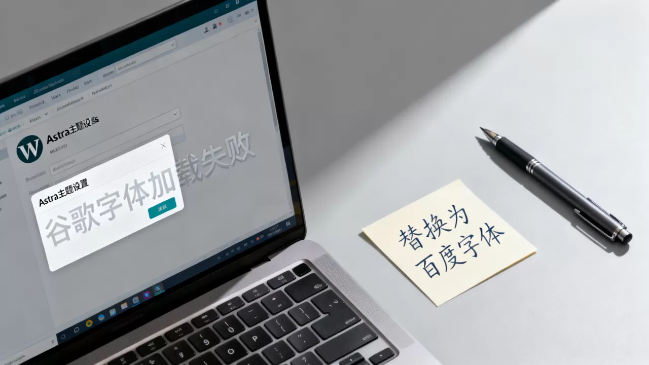 Astra主题为何加载不了谷歌字体?WordPress如何替换百度字体 Astra主题为何加载不了谷歌字体?WordPress如何替换百度字体