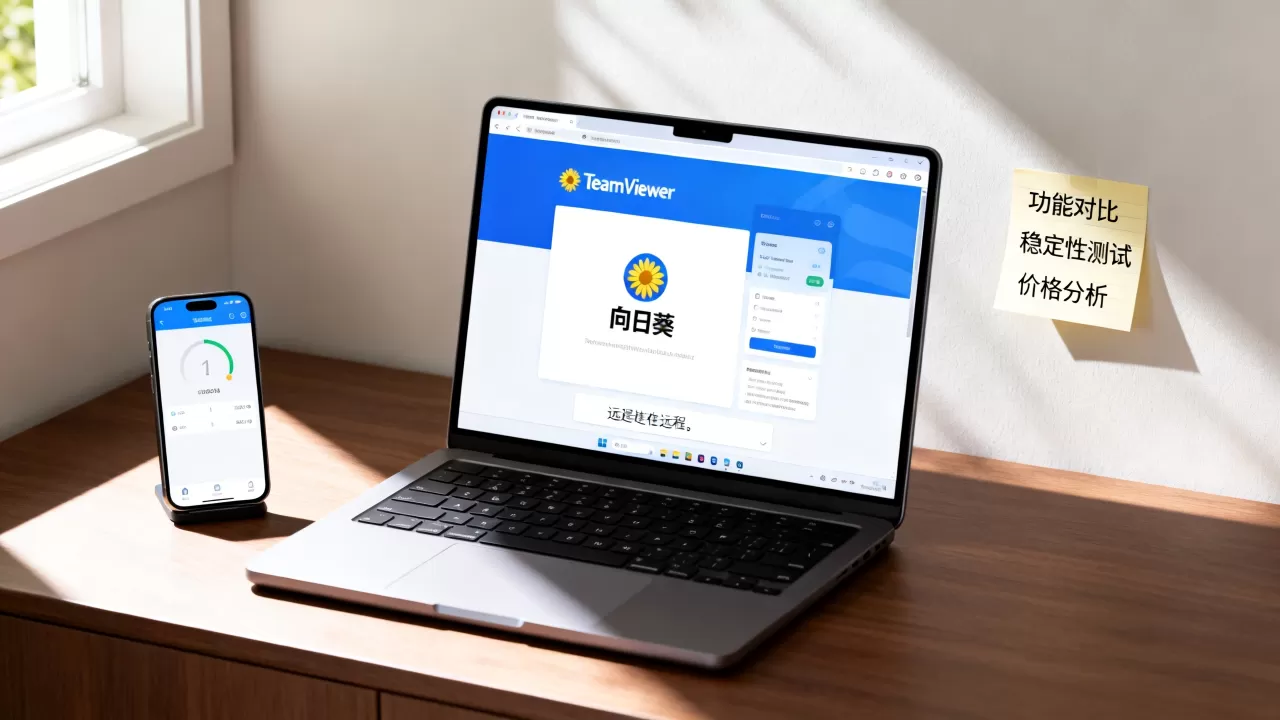 TeamViewer和向日葵哪个好用？远程桌面软件怎么选