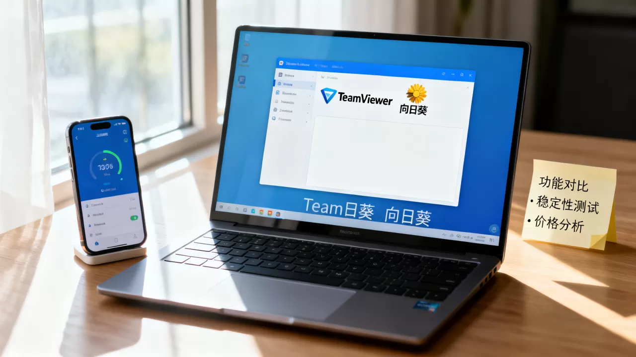 TeamViewer和向日葵哪个好用？远程桌面软件怎么选