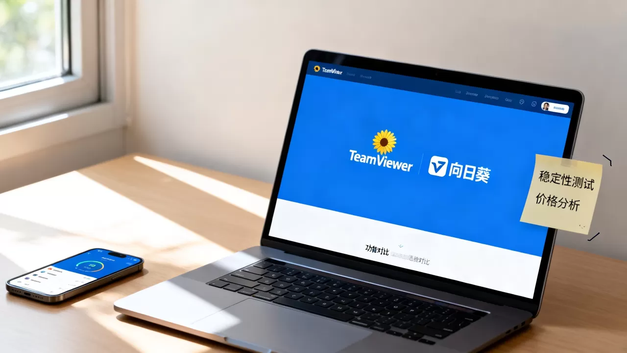 TeamViewer和向日葵哪个好用？远程桌面软件怎么选