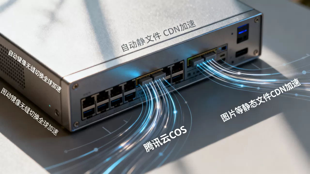 自动镜像无缝切换全球加速，腾讯云COS作为图片等静态文件CDN加速