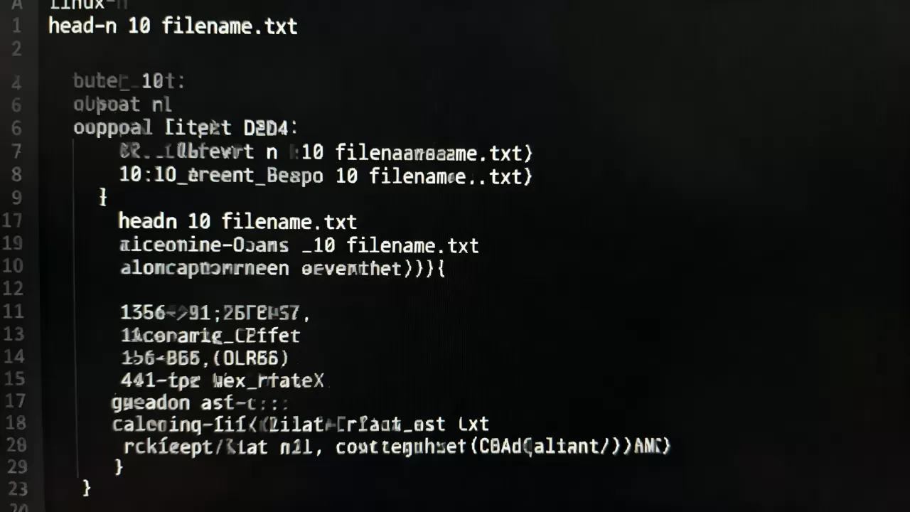 Linux head命令怎么用？head命令有哪些常用参数